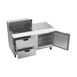 Beverage Air SPED60HC-12M-2 60" Mega Top Sandwich/Salad Prep Table w/ 2 Drawers & 1 Door, 12 Pans 5 image