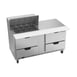 Beverage Air SPED60HC-12M-4 60" Mega Top Sandwich/Salad Prep Table w/ 4 Drawers, 12 Pans 1 image