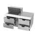 Beverage Air SPED60HC-12M-4 60" Mega Top Sandwich/Salad Prep Table w/ 4 Drawers, 12 Pans 4 image