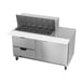 Beverage Air SPED60HC-18M-2 60" Mega Top Sandwich/Salad Prep Table w/ 4 Drawers & 1 Door, 18 Pans 1 image