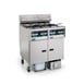 Pitco SSHLV14TC-2/FD Multiple Battery Gas Fryer w/ (2) 17-lb Frypots, Filter Drawer System 4 image