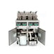 Pitco SSHLV14TC-2/FD Multiple Battery Gas Fryer w/ (2) 17-lb Frypots, Filter Drawer System 7 image