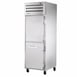 True STA1R-2HS-HC 27" One Section Reach-In Refrigerator w/ 2 Solid Half Doors, Top Mounted, Aluminum Interior-Stainless Floor 1 image