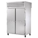True STA2R-2S-HC 52" Two Section Reach-in Refrigerator w/ 2 Solid Doors, Top Mount, Aluminum Interior-Stainless Floor 1 image