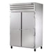 True STG2R-2S-HC 52" Two Section Reach-In Refrigerator w/ 2 Solid Doors, Top Mount, Stainless Steel Front-Aluminum Sides 1 image