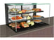 Structural Concepts NE6027RSV 60" Reveal Full Service Refrigerated Slide In Counter Case, 2 Shelves, Glass Ends 1 image