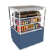 Structural Concepts NR3647RSSV2 36" Reveal Self-Service Refrigerated Dual Sided Display Case, Open Flat, Specify Exterior, w/2 Shelves  1 image