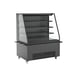 Structural Concepts NR4855RSSA.MOB 48" Vertical Self-Serve Mobile Open Air Merhandiser in Black, Self Contained, 3 Shelves, High Profile, w/ LED Lighting 1 image