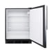 Summit FF7BKSSHVADA 24" Undercounter Refrigerator in Black, Stainless Steel Door, Thin Handle, ADA Compliant, 5.5 cu. ft. 3 image