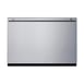 Summit SDR24 24" Built-in Stainless Steel 1-Drawer Undercounter Refrigerator in Black, 2 cu. ft. 2 image