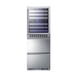 Summit SWCDAR24 24" Glass Door Wine Cooler/Drawer Refrigerator Combo, Dual Temperature, 46 Bottles 2 image