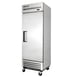 True T-19-HC 27" One Section Reach-In Refrigerator w/ Solid Door, Bottom Mount, Stainless Steel Front-Aluminum Sides 1 image