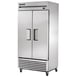 True T-35F-HC 39" Two Section Reach-In Freezer w/ 2 Solid Doors, Stainless Steel Front Aluminum Sides 1 image