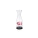 TableCraft 812 11" Plastic Tip Carafe with Twist-Off Bottom,Dishwasher Safe 1 image