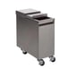 Tarrison TA-IBM50 Stainless Steel Mobile Ice Bin, 75 lb, Silver 1 image
