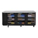 Turbo Air TBB-4SGD-N 90" Three Section Back Bar Cooler with Glass Door, 36.47 cu. ft. 2 image