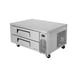 Turbo Air TCBE-48SDR-N 47" 2 Drawers Refrigerated Chef Base, Flat Top, 7.5 cu. ft. 1 image
