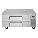 Turbo Air TCBE-48SDR-N 47" 2 Drawers Refrigerated Chef Base, Flat Top, 7.5 cu. ft. 3 image