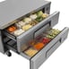Turbo Air TCBE-48SDR-N 47" 2 Drawers Refrigerated Chef Base, Flat Top, 7.5 cu. ft. 6 image