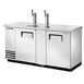 True TDD-3-S-HC 69" Solid Door Direct Draw Beer Dispenser with 2 Taps & 3 Keg Capacity 1 image