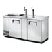 True TDD-3CT-S-HC 69" Solid Door Direct Draw Beer Dispenser with 2 Taps & 3 Keg Capacity 1 image