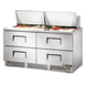True TFP-64-24M-D-4 64" Mega Top Sandwich/Salad Prep Table w/ 4 Drawers, 24 Pans 1 image
