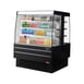 Turbo Air TIOM-48SB-N 51" Island Display Square Refrigerated Merchandiser in Black, Self-Serve, (3+3) 6 Shelves, 17.6 cu. ft. 1 image