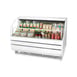 Turbo Air TOM-50SW-N 50" Horizontal Open Air Merchandiser in White, Self-Contained, 3 Shelves, 8.9 cu. ft. 2 image