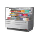 Turbo Air TOM-60L-UF-S-3S-N 58" Horizontal Open Air Merchandiser, Stainless Steel, Self-Contained, 2 Shelf, 19.3 cu. ft. 1 image