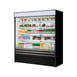 Turbo Air TOM-72EB-N 72" Vertical Open Air Merchandiser in Black, Self-Contained, 4 Shelves, 37.1 cu ft. 1 image