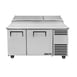 True TPP-AT-60-HC 60" Refrigerated Pizza Prep Table w/ 2 Doors, (8) 1/3 Pans 3 image