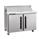 Centerline by Traulsen CLPT-6024-SD-LR 60" Mega Top Sandwich Prep Table w/ 2 Doors, 24 pans 1 image