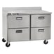 Centerline by Traulsen CLUC-48R-DW-WT 48" 2-Section WorkTop Refrigerator w/ 4 Drawers 1 image
