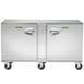 Traulsen ULT60-RR-SB 60" 2-Section Undercounter Freezer w/ 2 Doors (right-right), 17.47 cu. ft. 1 image