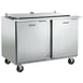 Traulsen UST4818-LL-SB 48" Mega Top Sandwich / Salad Prep Table w/ 2 Doors, 18 Pans 1 image