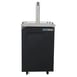 True TDD-1-HC~CBST1 23" Black Vinyl Draft Beer Keg Cooler w/Cold Brew Coffee Tap | 1 Keg 2 image
