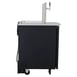 True TDD-1-HC~CBST1 23" Black Vinyl Draft Beer Keg Cooler w/Cold Brew Coffee Tap | 1 Keg 4 image