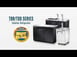 True TDD-1-HC~NCDT1 23" Black Vinyl Draft Beer Keg Cooler w/Nitro Coffee Double Tap | 1 Keg 7 image