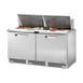 True TFP-64-24M~SPEC3 64" Mega Top Sandwich/Salad Prep Table w/ 2 Doors, 24 Pans 1 image