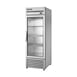 True TS-23G-HC~FGD01 27" One Section Reach-In Refrigerator w/ Glass Door, Bottom Mount, Stainless Steel 1 image