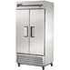 True TS-35F-HC 39" Two Section Reach-In Freezer w/ 2 Solid Doors, Bottom Mount, All Stainless Steel 1 image