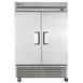 True TS-49-HC 54" Two Section Reach-In Refrigerator w/ 2 Solid Doors, Bottom Mount, Stainless Steel 2 image