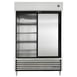 True TSD-47-HC 54" Two Section Reach-In Refrigerator w/ 2 Solid Sliding Doors, Bottom Mount, Stainless Steel Front-Aluminum Sides 4 image