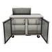True TSSU-48-08-HC 48" Two Section Sandwich / Salad Prep Table w/ 2 Doors, 8 Pans 4 image