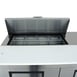 True TSSU-48-08-HC 48" Two Section Sandwich / Salad Prep Table w/ 2 Doors, 8 Pans 5 image