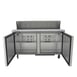 True TSSU-60-16-HC 60" Two Section Sandwich / Salad Prep Table w/ 2 Doors, 16 Pans 4 image