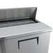 True TSSU-60-16-HC 60" Two Section Sandwich / Salad Prep Table w/ 2 Doors, 16 Pans 6 image