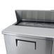 True TSSU-60-16-HC 60" Two Section Sandwich / Salad Prep Table w/ 2 Doors, 16 Pans 7 image