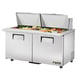 True TSSU-60-24M-B-ST-ADA-HC 60" Two Section Mega Top Sandwich Prep Table, 24 Pan 1 image