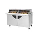 Turbo Air TST-60SD-24-N-DS 60" Mega Top Sandwich/Salad Prep Table w/ 2 Doors, 24 Pans 1 image